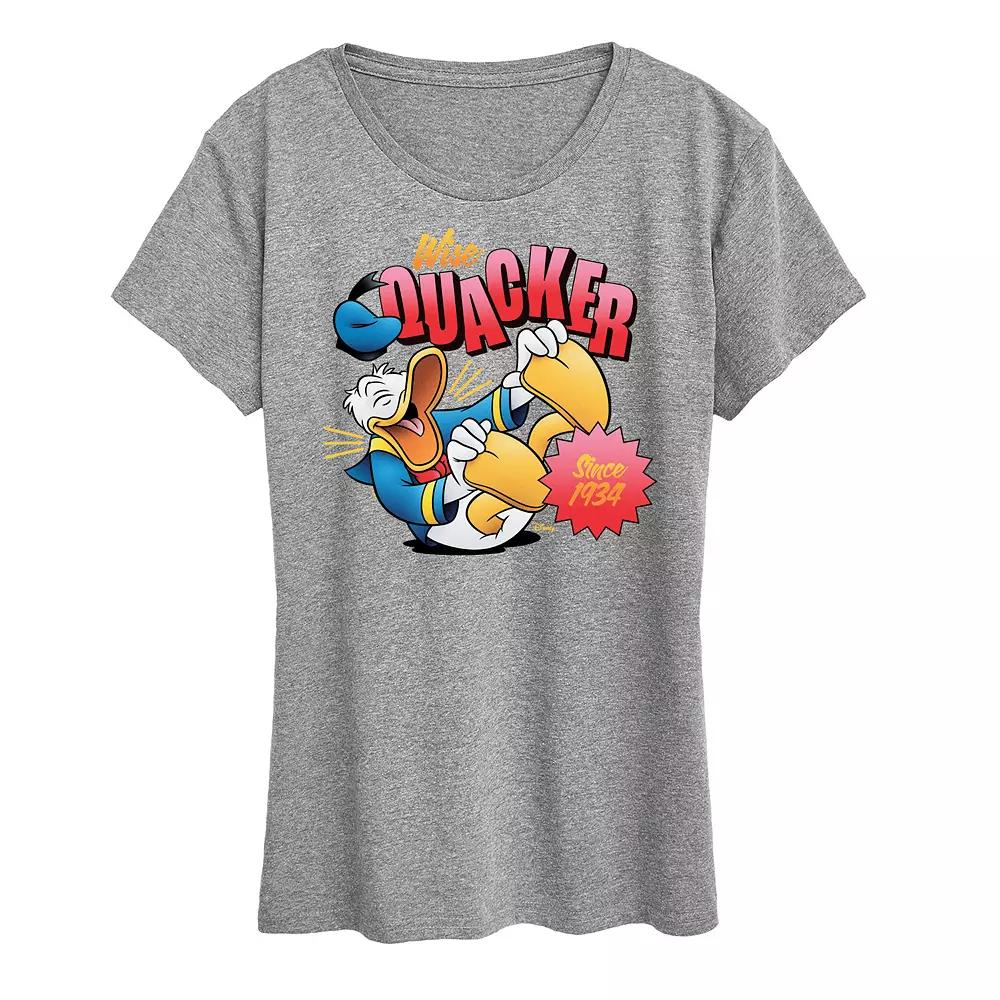 Disney's Donald Duck Women's Wise Quacker Graphic Tee,  Product Image