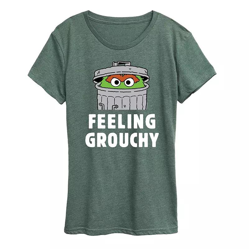 Women's Sesame Street Feeling Grouchy Graphic Tee,  Product Image