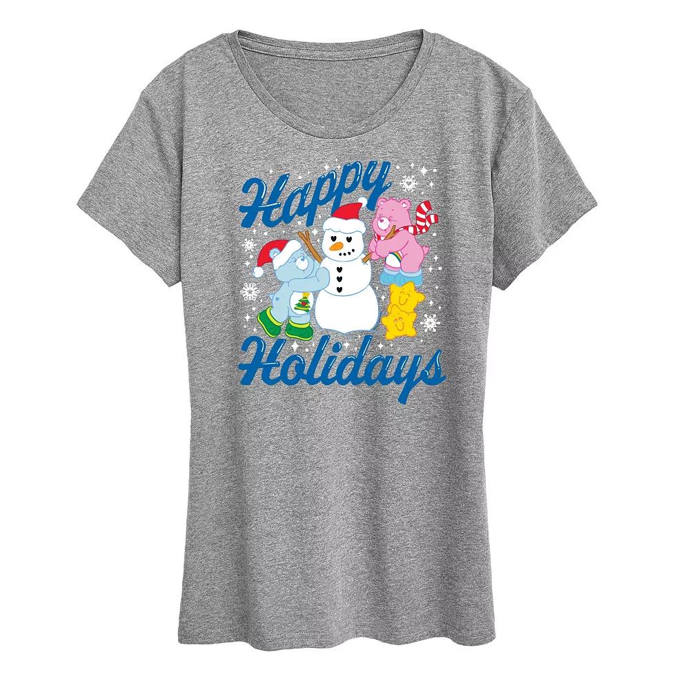 Women's Care Bears Happy Holidays Graphic Tee, Girl's,  Product Image