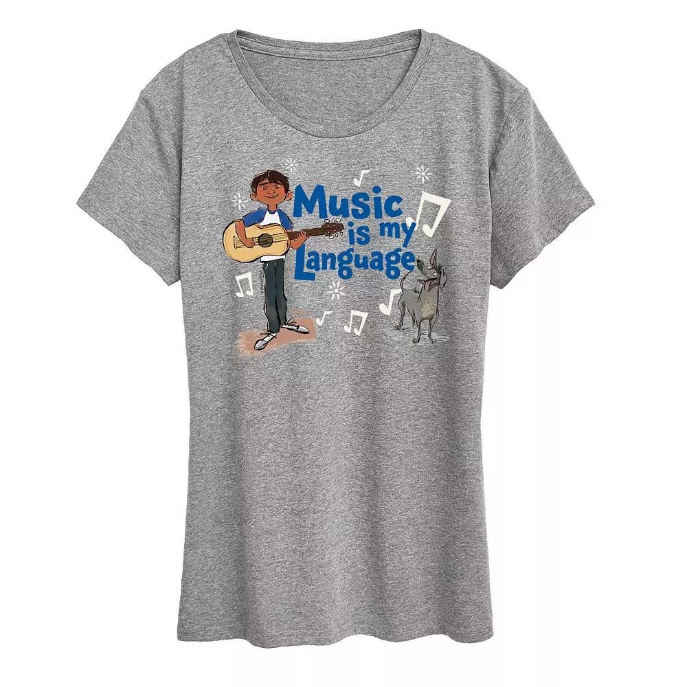 Disney's Coco Miguel Women's Music Is My Language Graphic Tee, Girl's,  Product Image