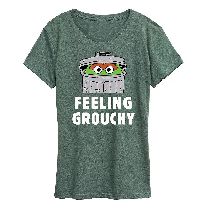Women's Sesame Street Feeling Grouchy Graphic Tee,  Product Image
