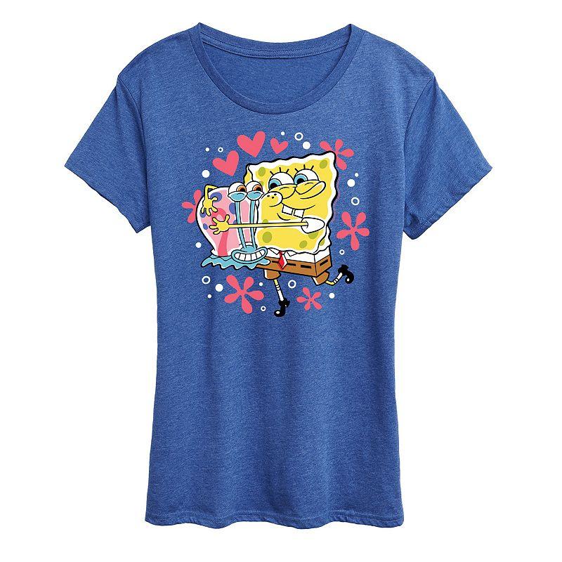 Women's Spongebob Squarepants Gary Hug Graphic Tee,  Product Image