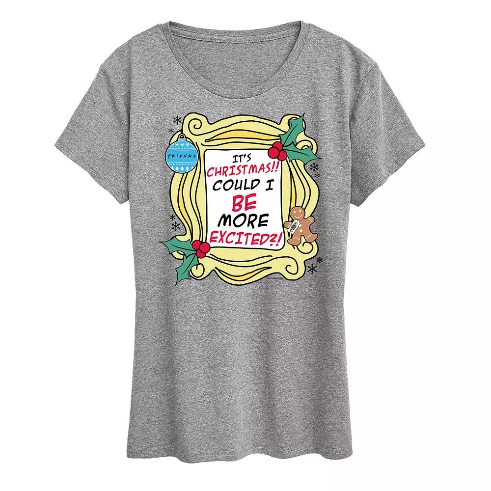 Women's Friends It's Christmas Graphic Tee, Girl's,  Product Image