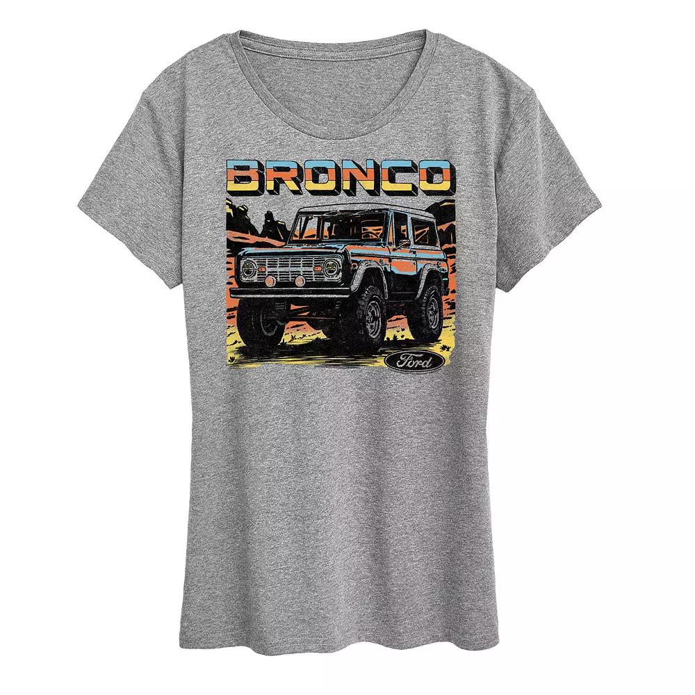 Women's Ford Bronco Illustration Graphic Tee,  Product Image