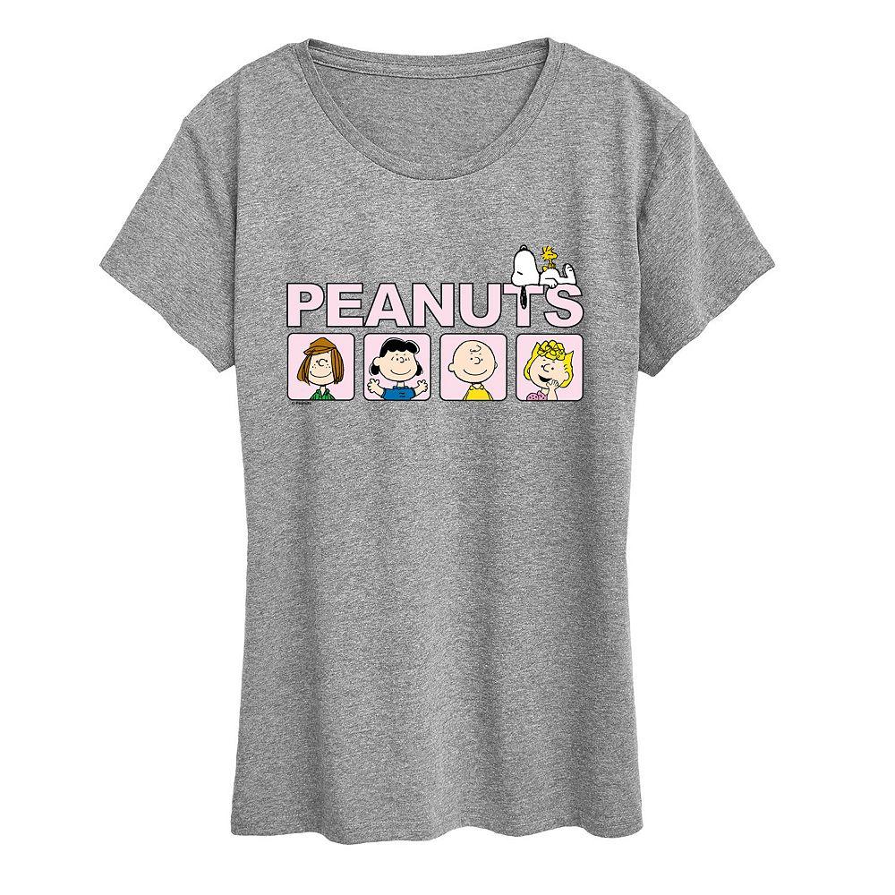 Women's Peanuts Crew Blocks Graphic Tee,  Product Image