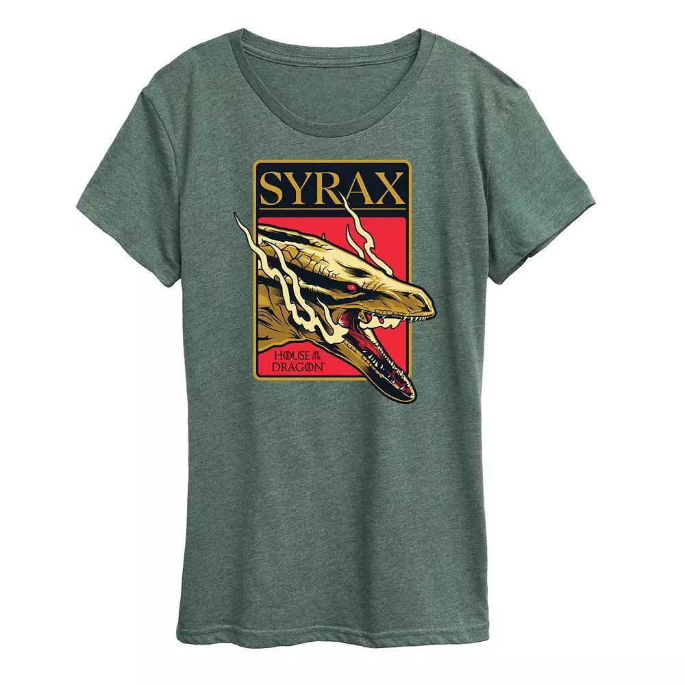 Women's House of the Dragon Syrax Badge Graphic Tee,  Product Image