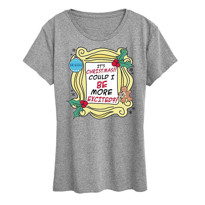 Women's Friends It's Christmas Graphic Tee, Girl's,  Product Image