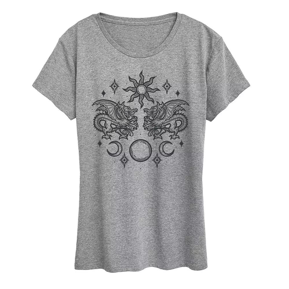 Women's Celestial Dragon Graphic Tee,  Product Image