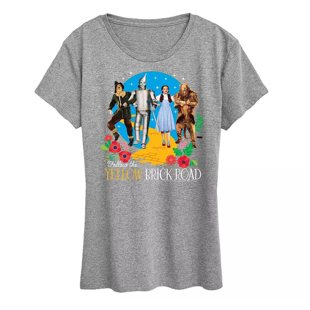 Women's Wizard of Oz Yellow Brick Road Graphic Tee, Girl's,  Product Image