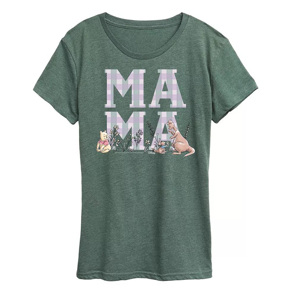 Disney's Minnie Mouse Women's Mama Grid Graphic Tee,  Product Image