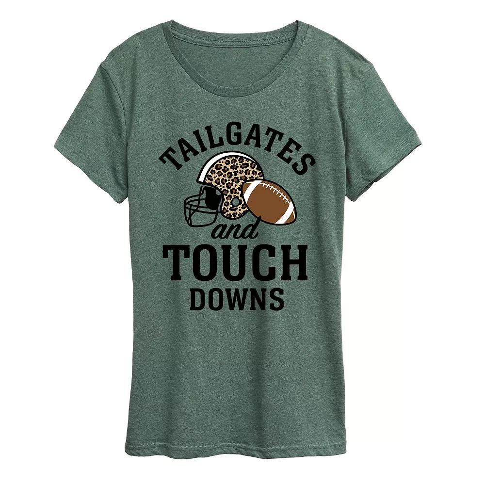 Women's Tailgates Touchdowns Graphic Tee, Girl's,  Product Image