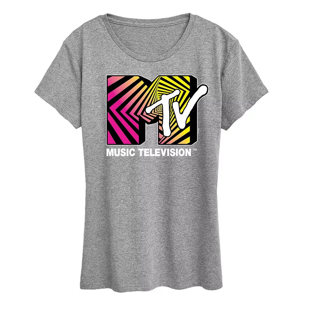 Women's MTV Optical 80s Graphic Tee,  Product Image