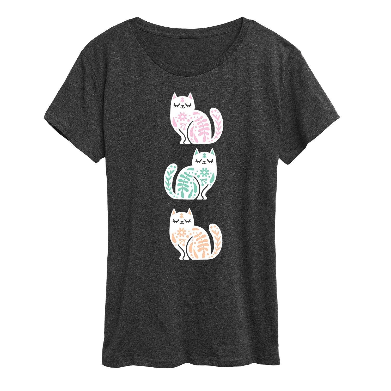 Women's Scandinavian Cats Graphic Tee,  Product Image