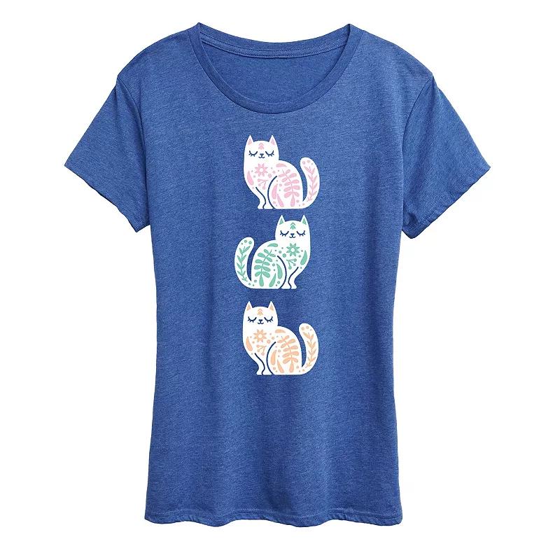 Women's Scandinavian Cats Graphic Tee,  Product Image
