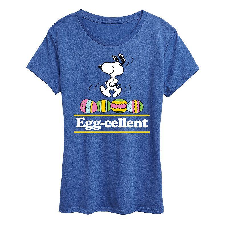 Women's Peanuts Snoopy Egg-cellent Graphic Tee,  Product Image