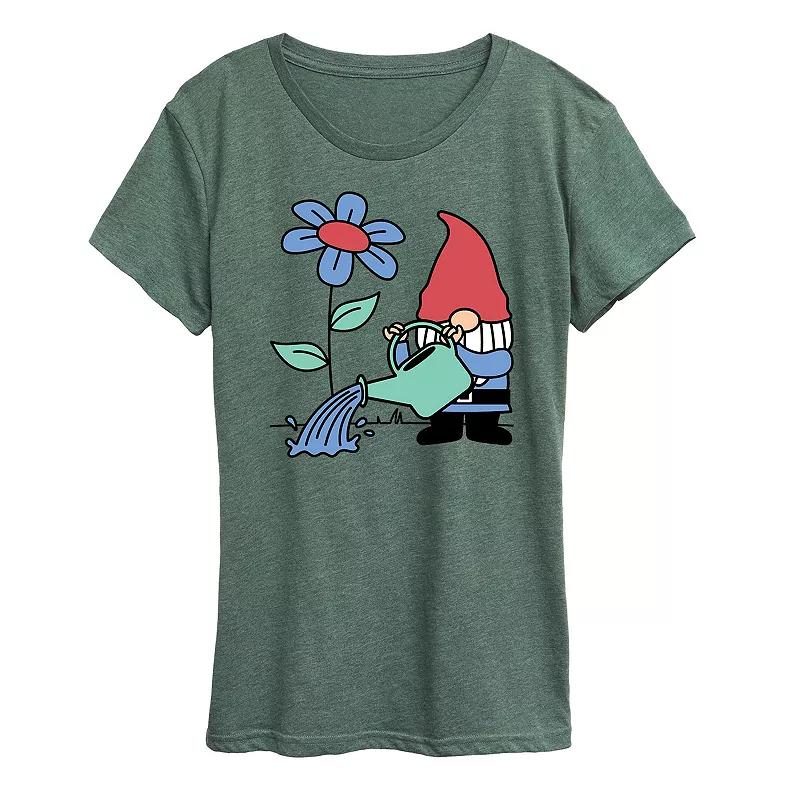 Women's Gardening Gnome Graphic Tee,  Product Image