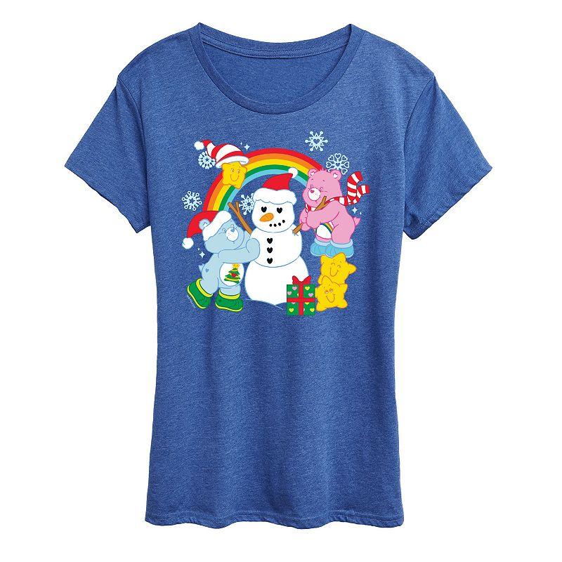 Women's Care Bears Snowman Graphic Tee, Girl's,  Product Image