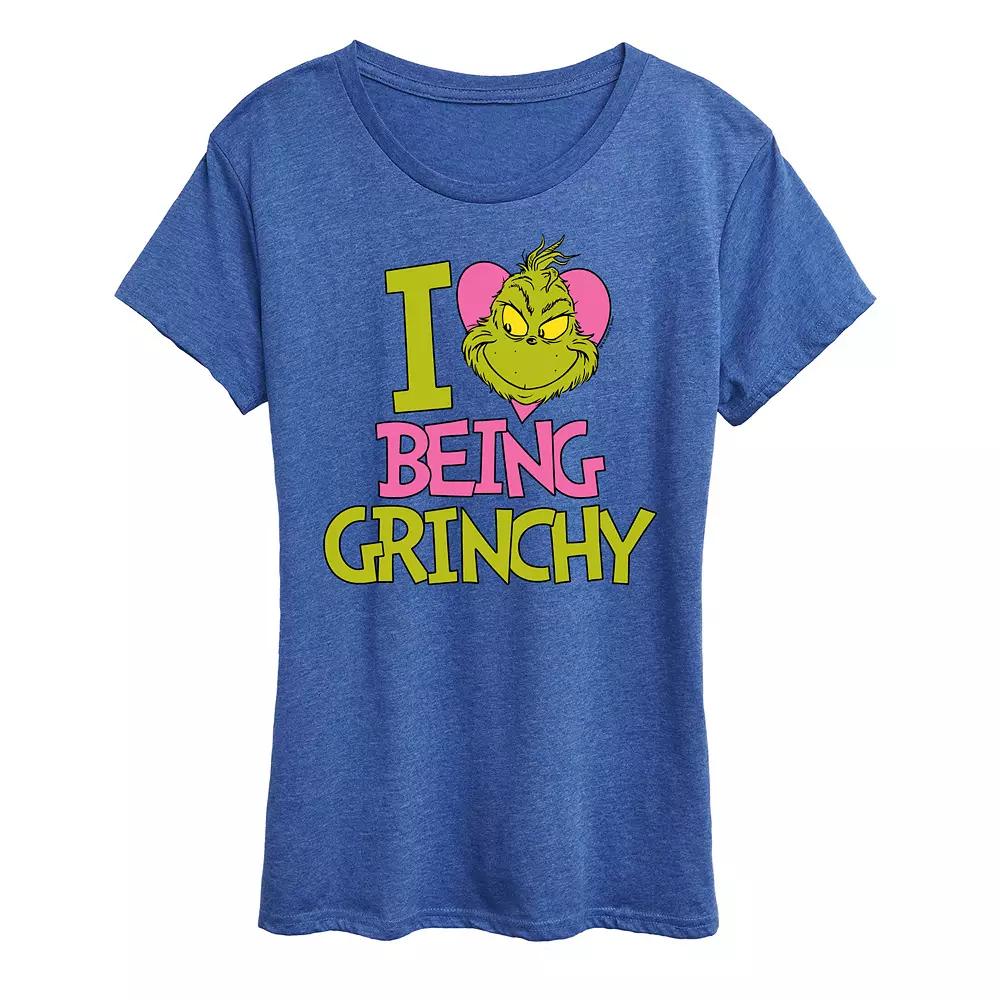 Women's Grinch I Love Being Grinchy Graphic Tee,  Product Image