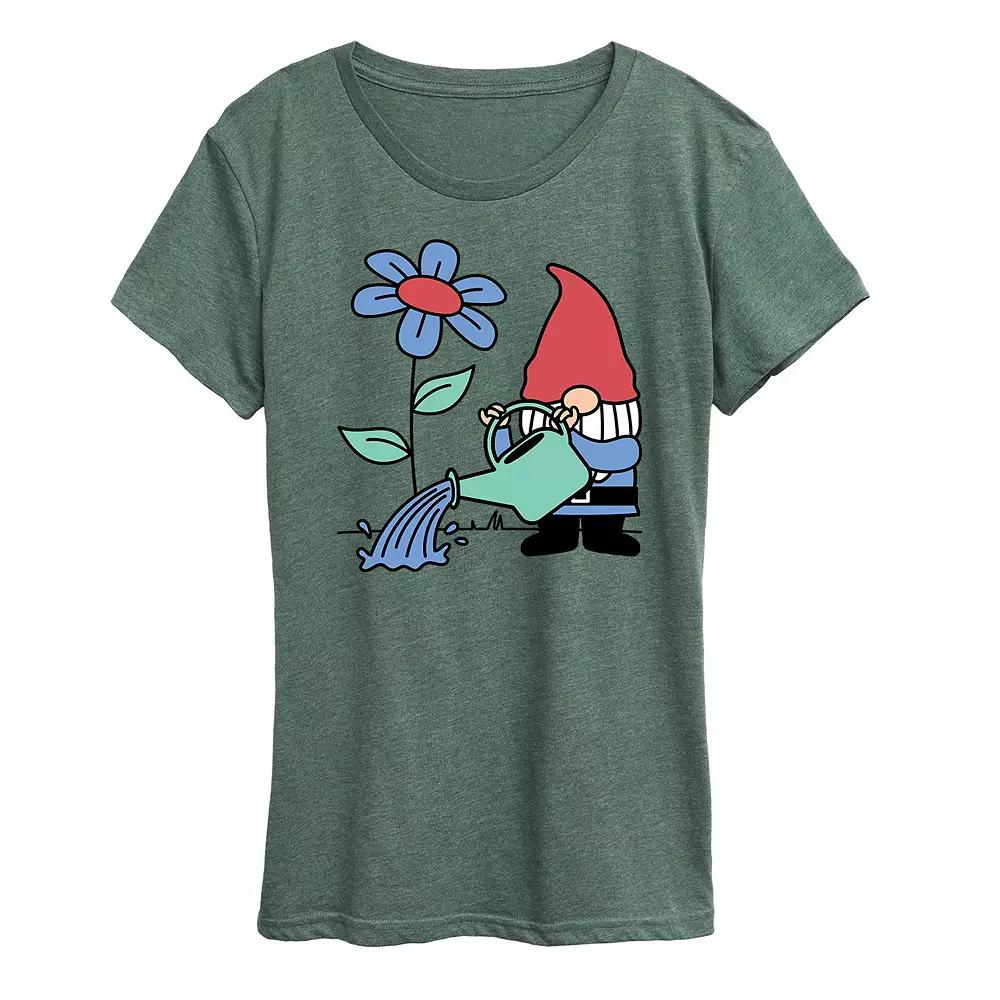 Women's Gardening Gnome Graphic Tee,  Product Image