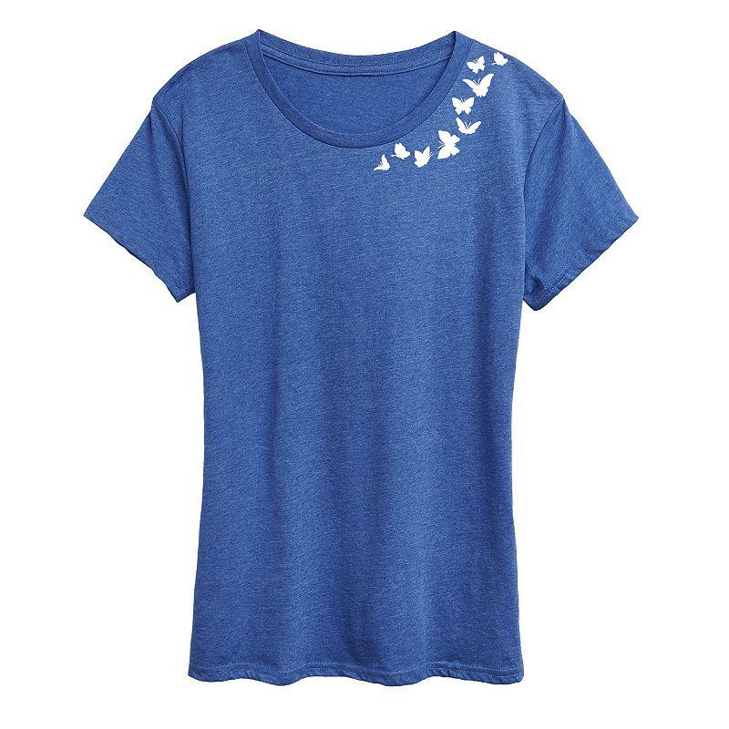 Women's Butterflies Graphic Tee,  Product Image