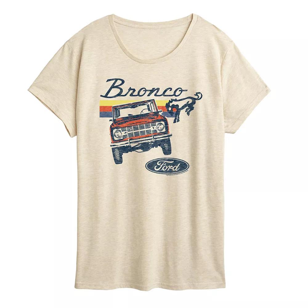 Women's Ford Bronco Stripes Graphic Tee,  Product Image