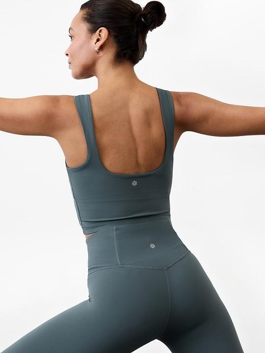 Transcend Square Neck Crop Sports Bra A-C Product Image