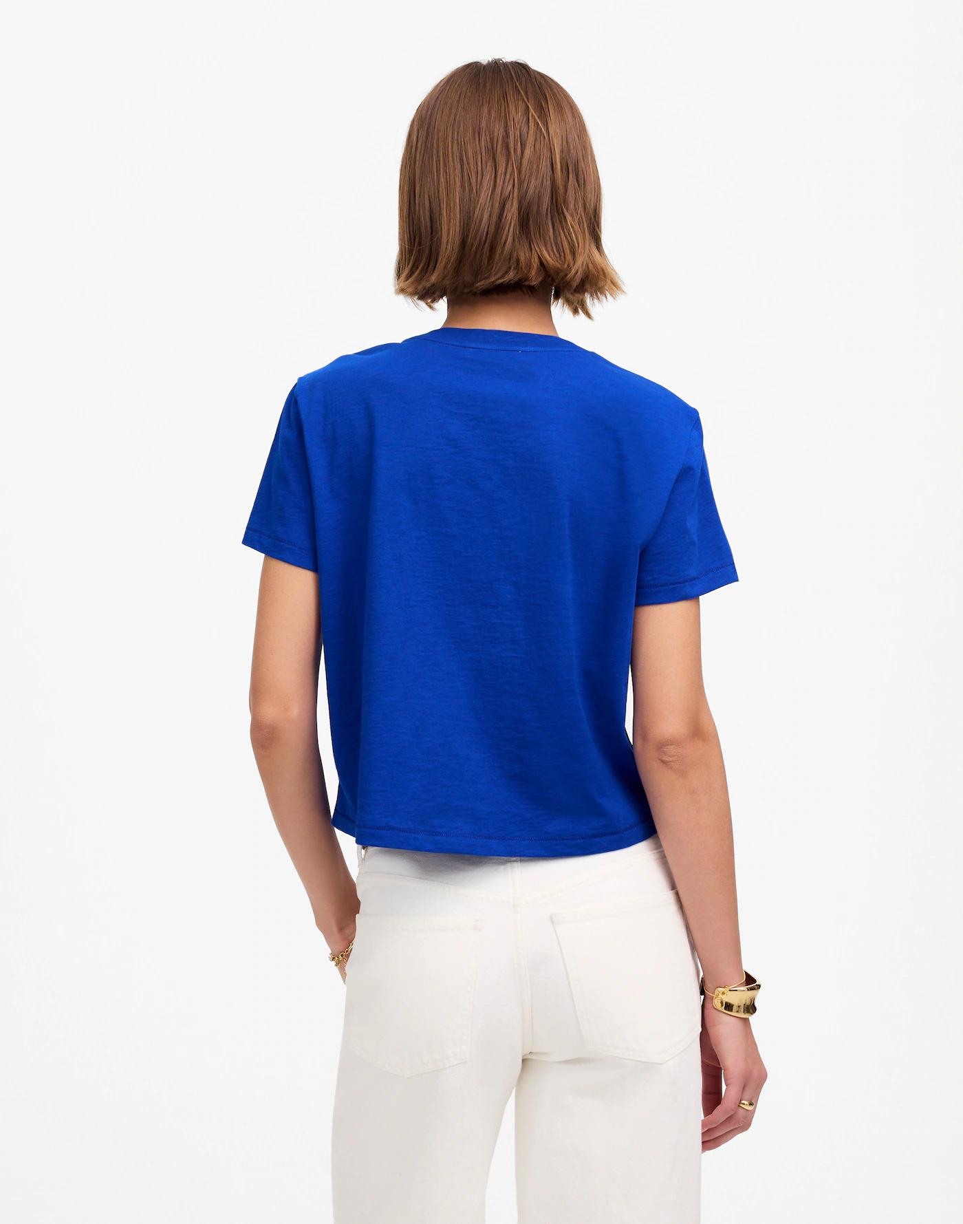 Slub Boxy-Crop Tee Product Image