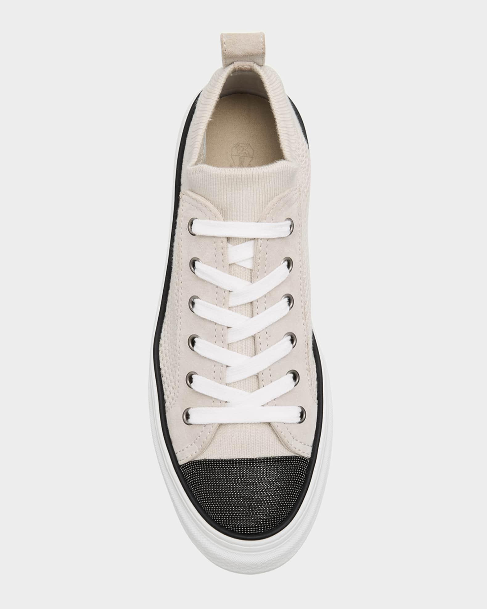 Knit Monili Cap-Toe Sneakers Product Image