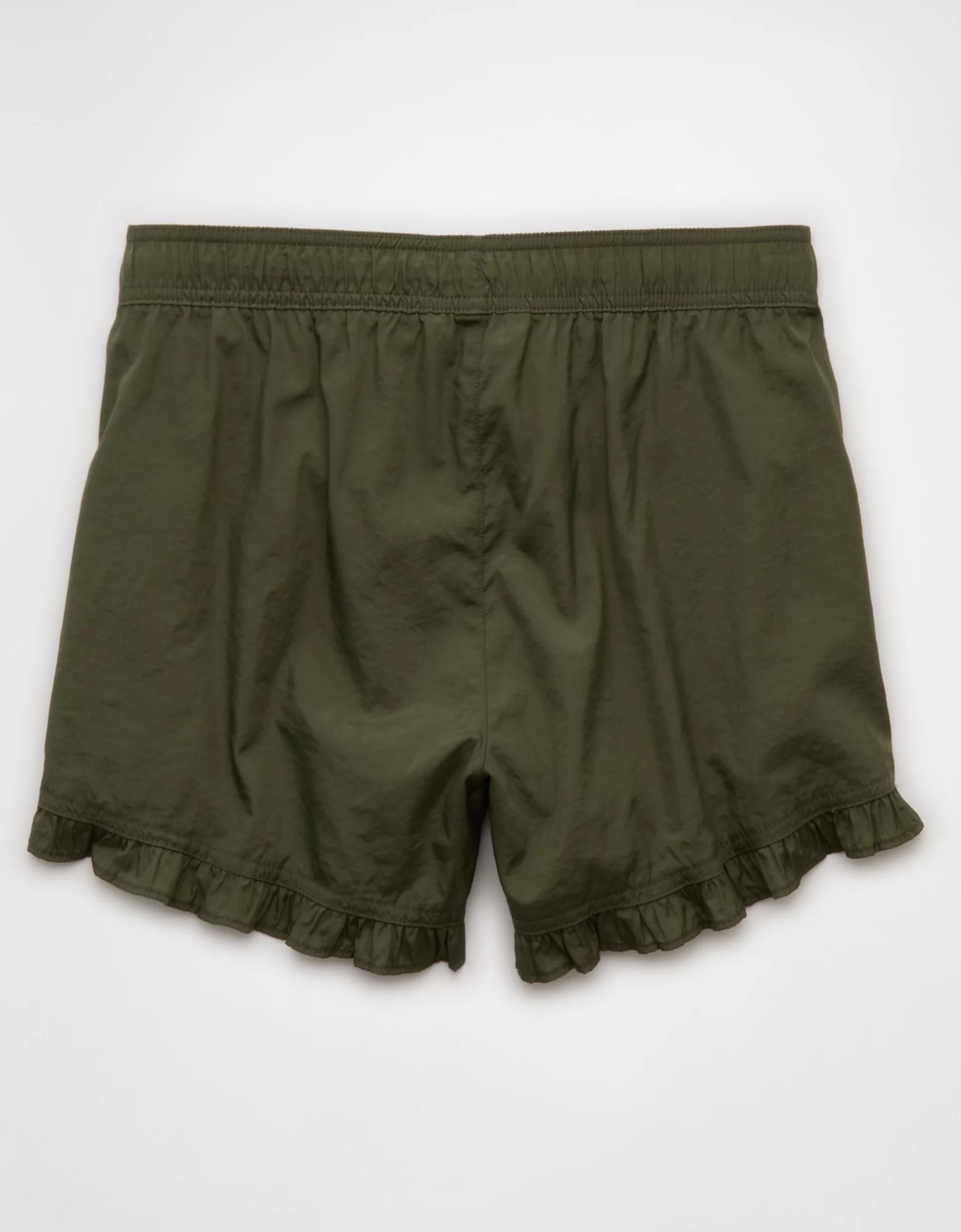 AE Stretch High-Waisted Ruffle Hem Short Product Image