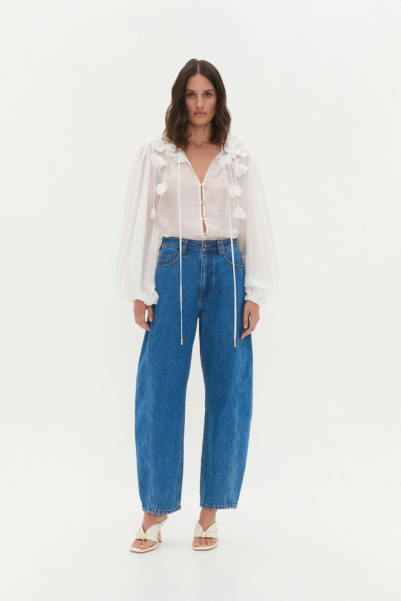 Camille Flower Blouse Product Image