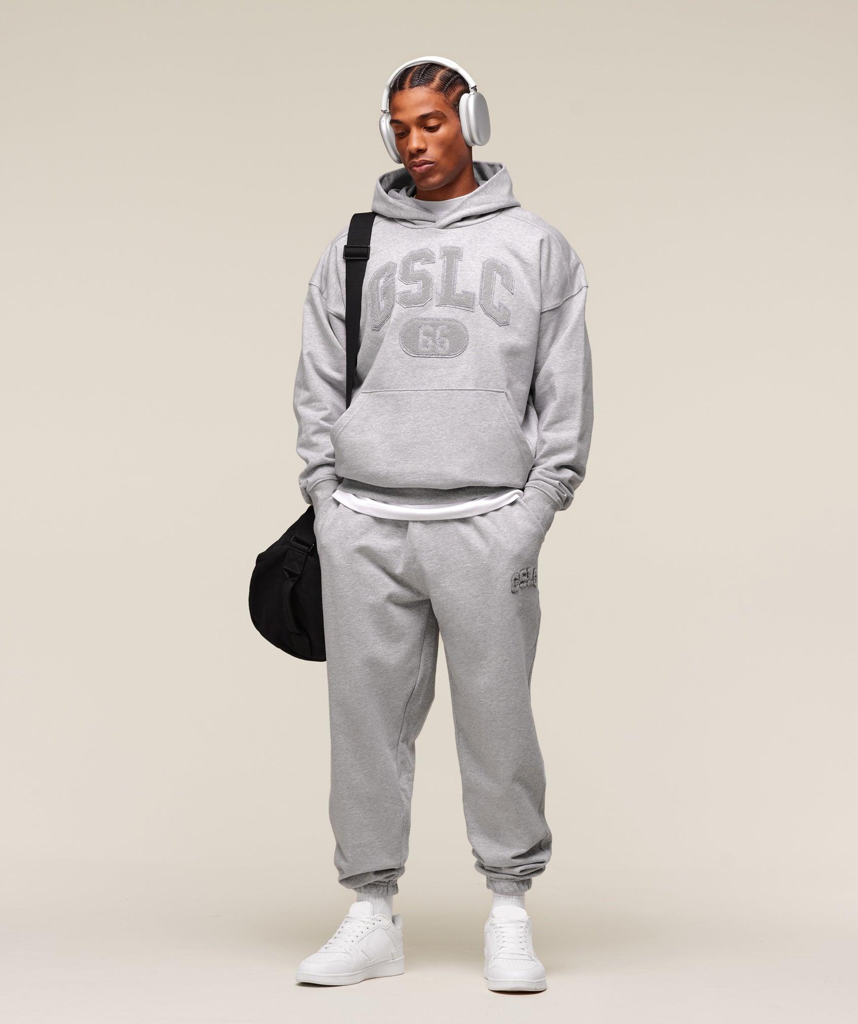 Gymshark GSLC Joggers - Light Grey Core Marl Male Product Image