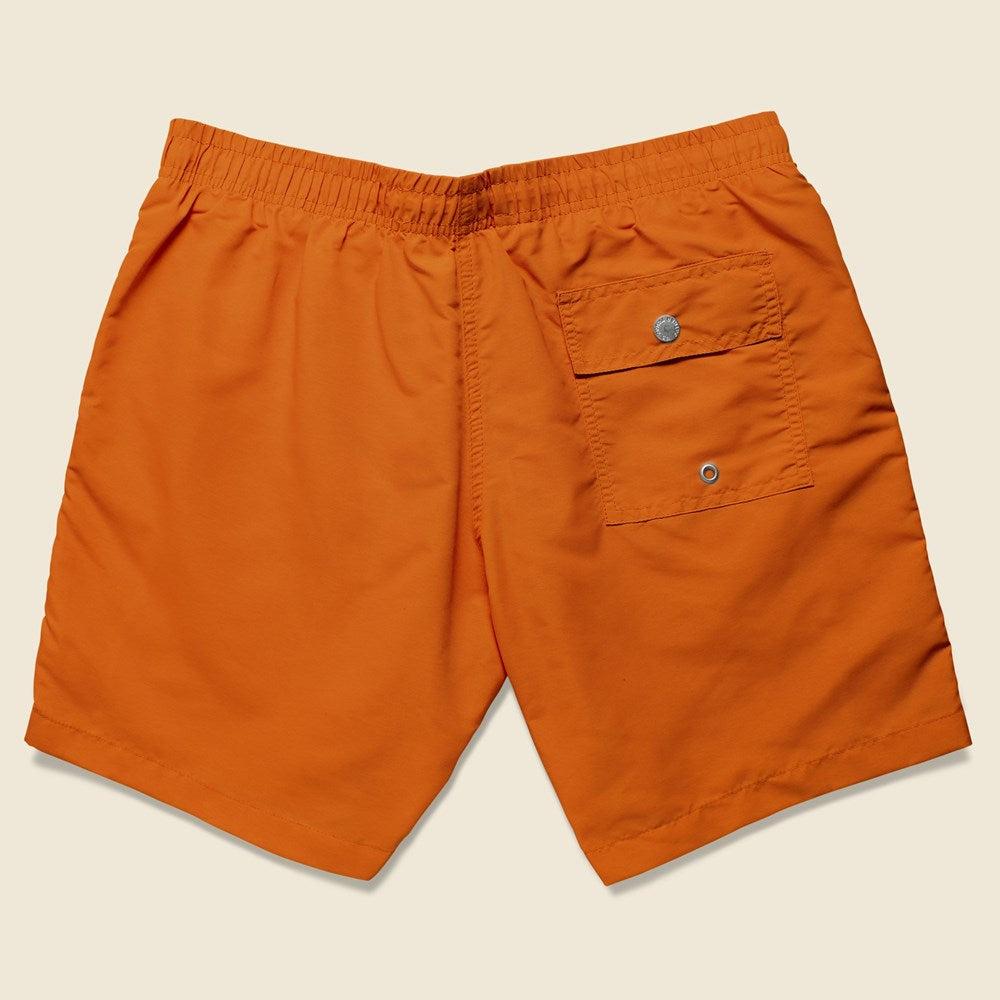 5.5" Solid Swim Trunks - Orange Product Image