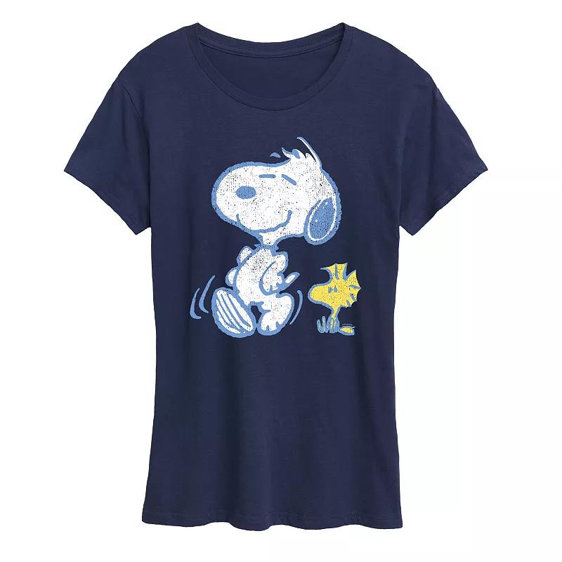 Women's Peanuts Pastels Graphic Tee, Girl's,  Product Image