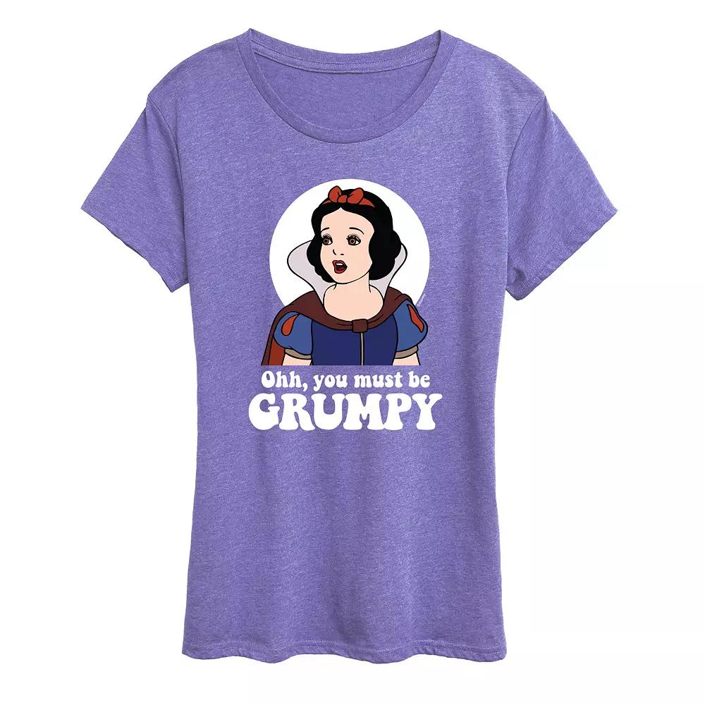 Disney Princess Snow White Women's Must Be Grumpy Graphic Tee, Girl's,  Product Image