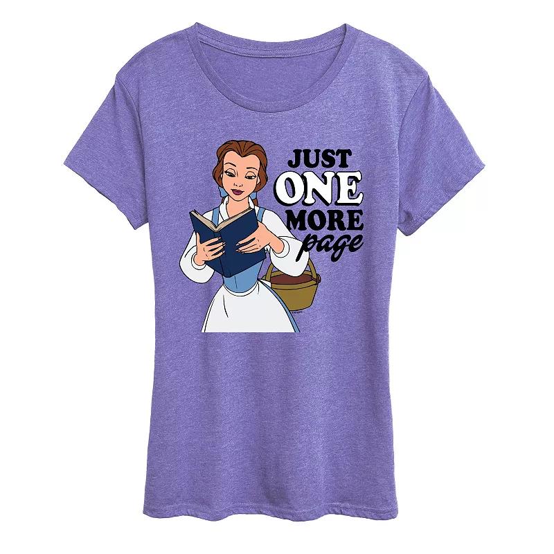 Disney Princess Belle Women's One More Page Graphic Tee, Girl's,  Product Image