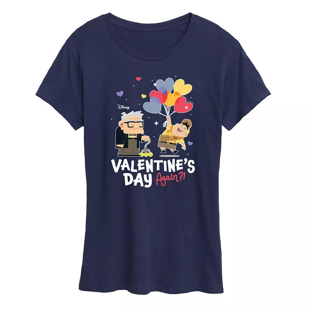 Women's Disney Valentine's Day Again Short Sleeve Graphic T-Shirt Product Image