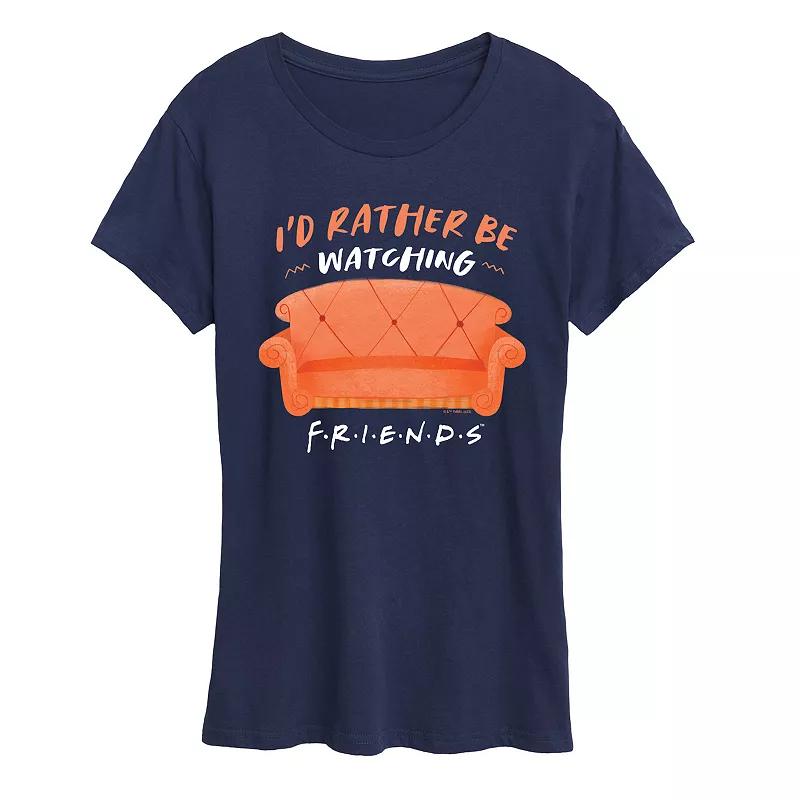 Women's Friends I'd Rather Be Watching Graphic Tee,  Product Image