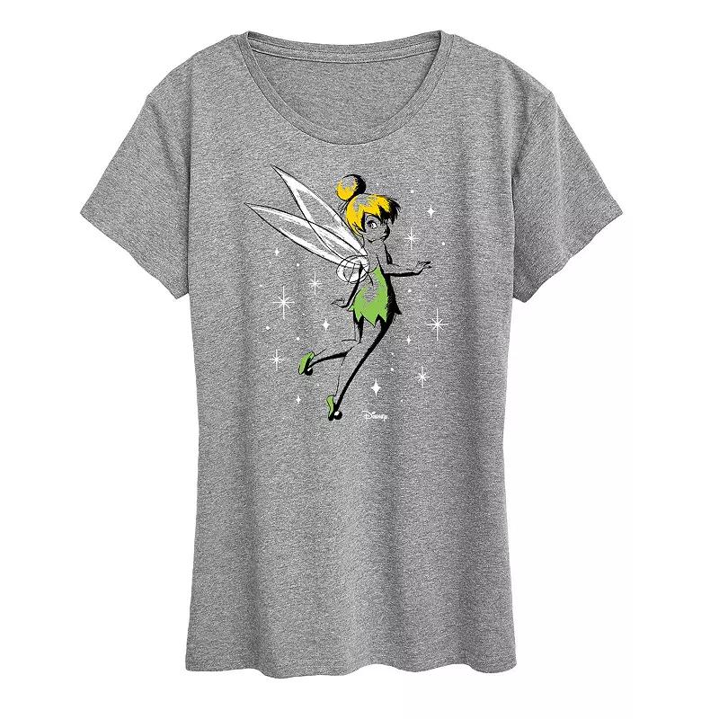 Disney's Tinker Women's Bell Sketch Graphic Tee, Girl's,  Product Image