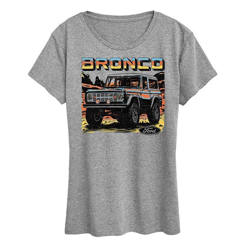 Women's Ford Bronco Illustration Graphic Tee,  Product Image