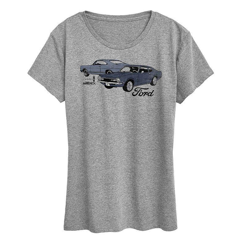 Women's Ford Galaxie And Maverick Graphic Tee,  Product Image