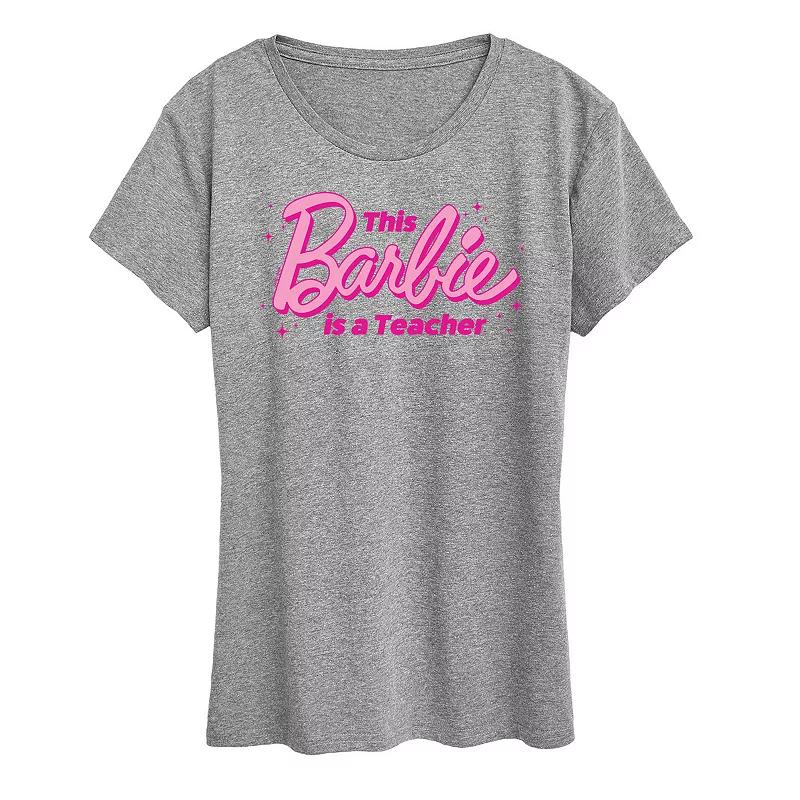 Women's Barbie® This Barbie Is A Teacher Graphic Tee, Girl's,  Product Image