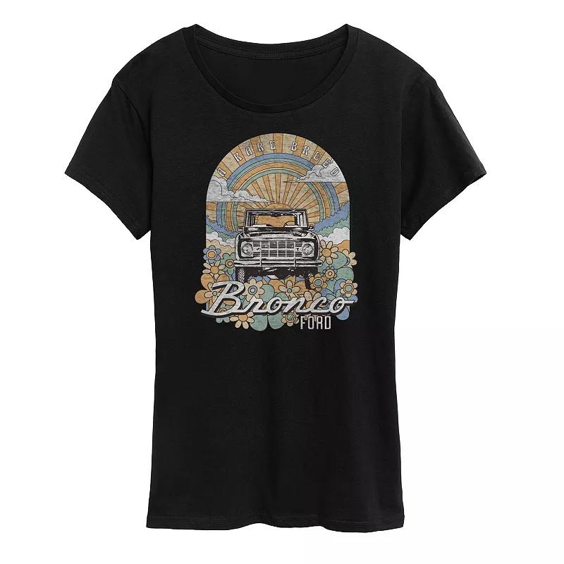 Women's Ford Bronco Rare Breed Retro Graphic Tee,  Product Image
