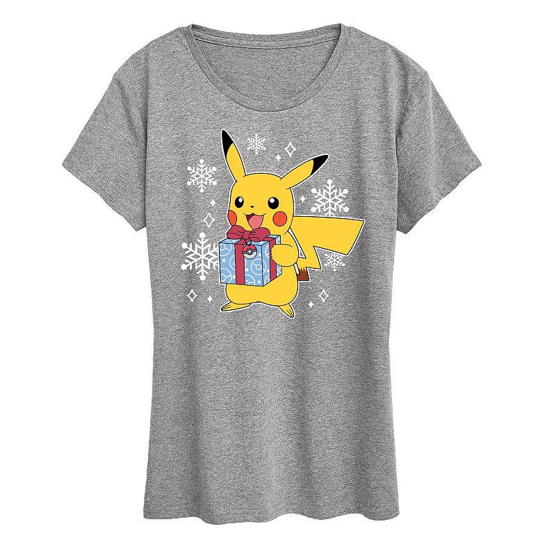 Women's Pokemon Pika Presents Tee, Girl's,  Product Image