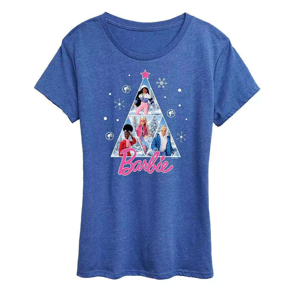 Women's Barbie® Winter Holiday Graphic Tee, Girl's,  Product Image