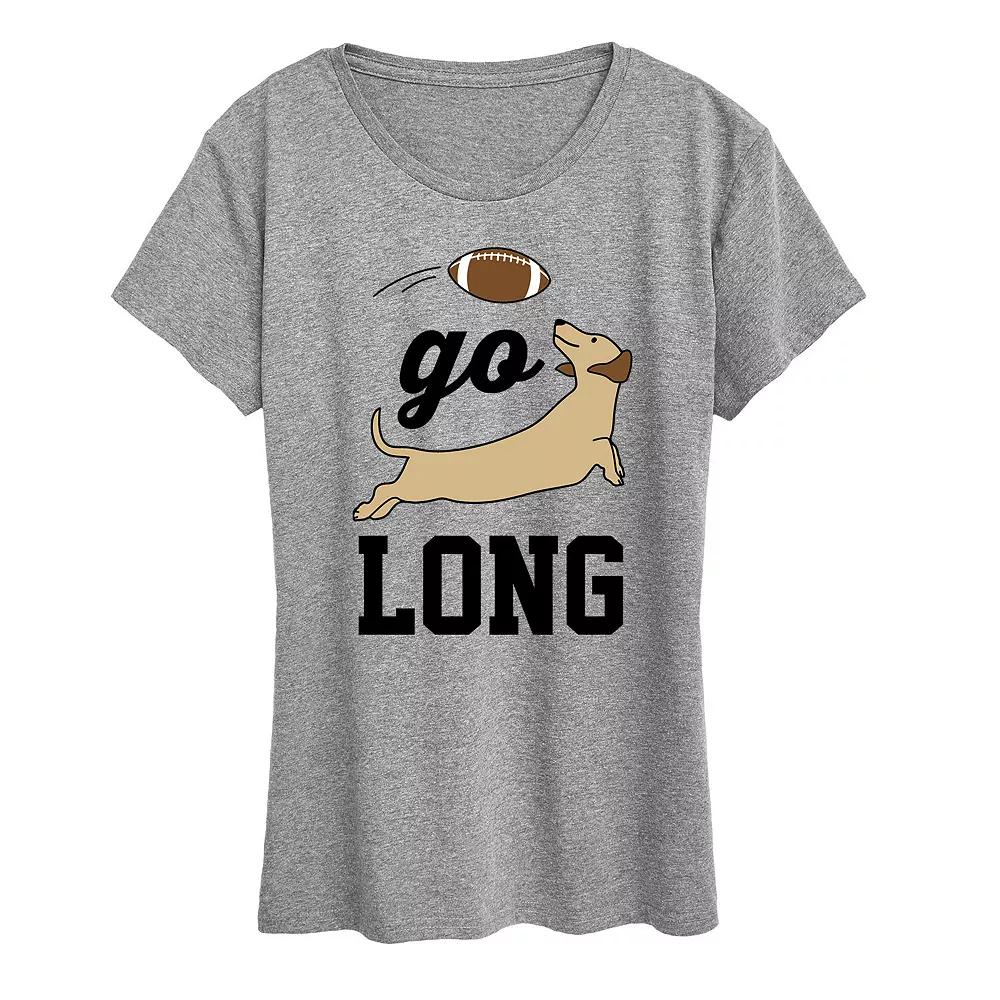 Women's Go Long Graphic Tee, Girl's,  Product Image