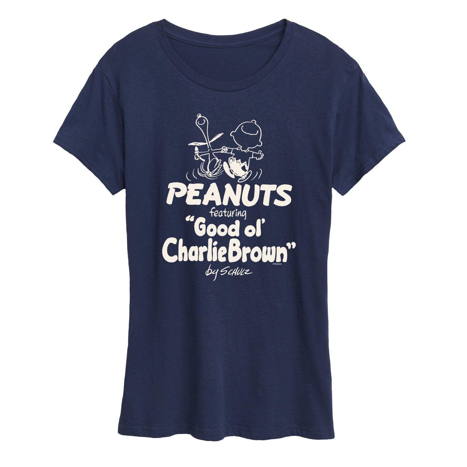 Women's Peanuts Good Ol Charlie Brown Graphic Tee, Girl's,  Product Image