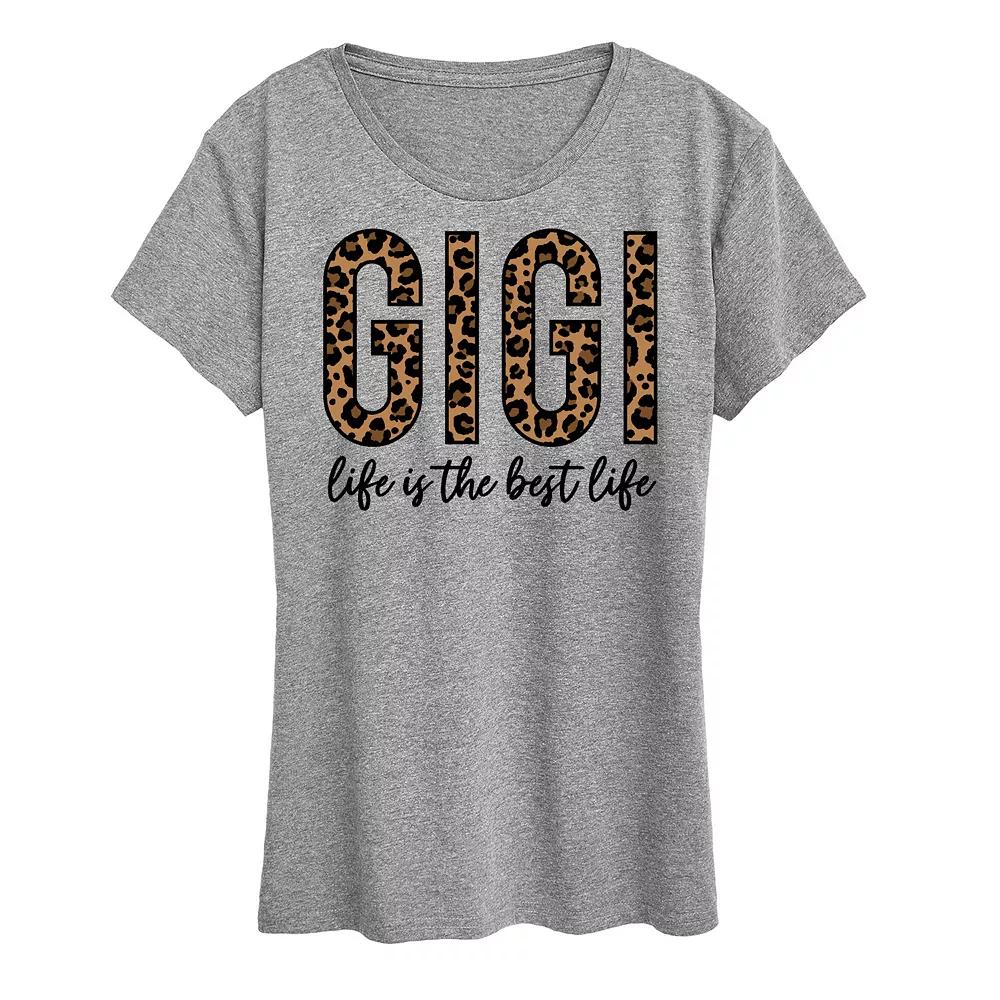 Women's Gigi Life Is The Best Life Graphic Tee,  Product Image