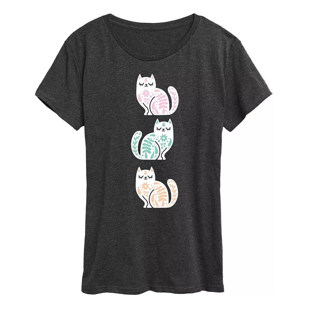 Women's Scandinavian Cats Graphic Tee,  Product Image