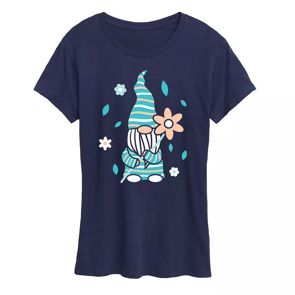 Women's Scandinavian Garden Gnome Graphic Tee,  Product Image