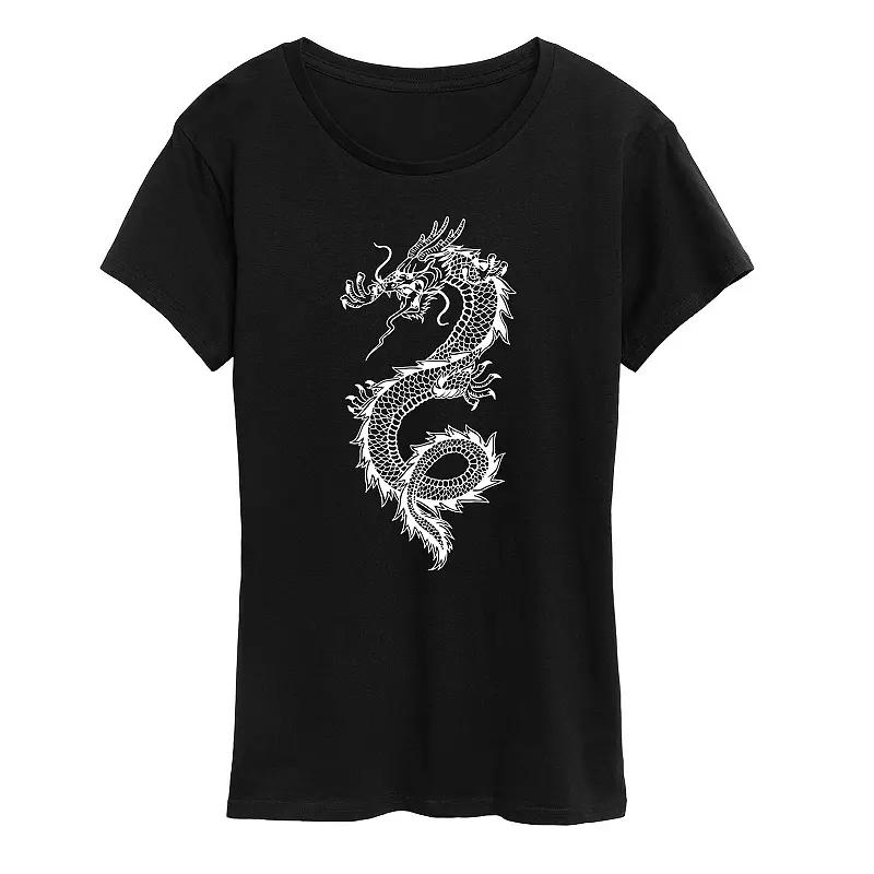 Women's Chinese Dragon Graphic Tee,  Product Image